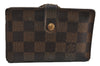 Authentic Louis Vuitton Damier Portefeuille Viennois Wallet N61674 LV K4980