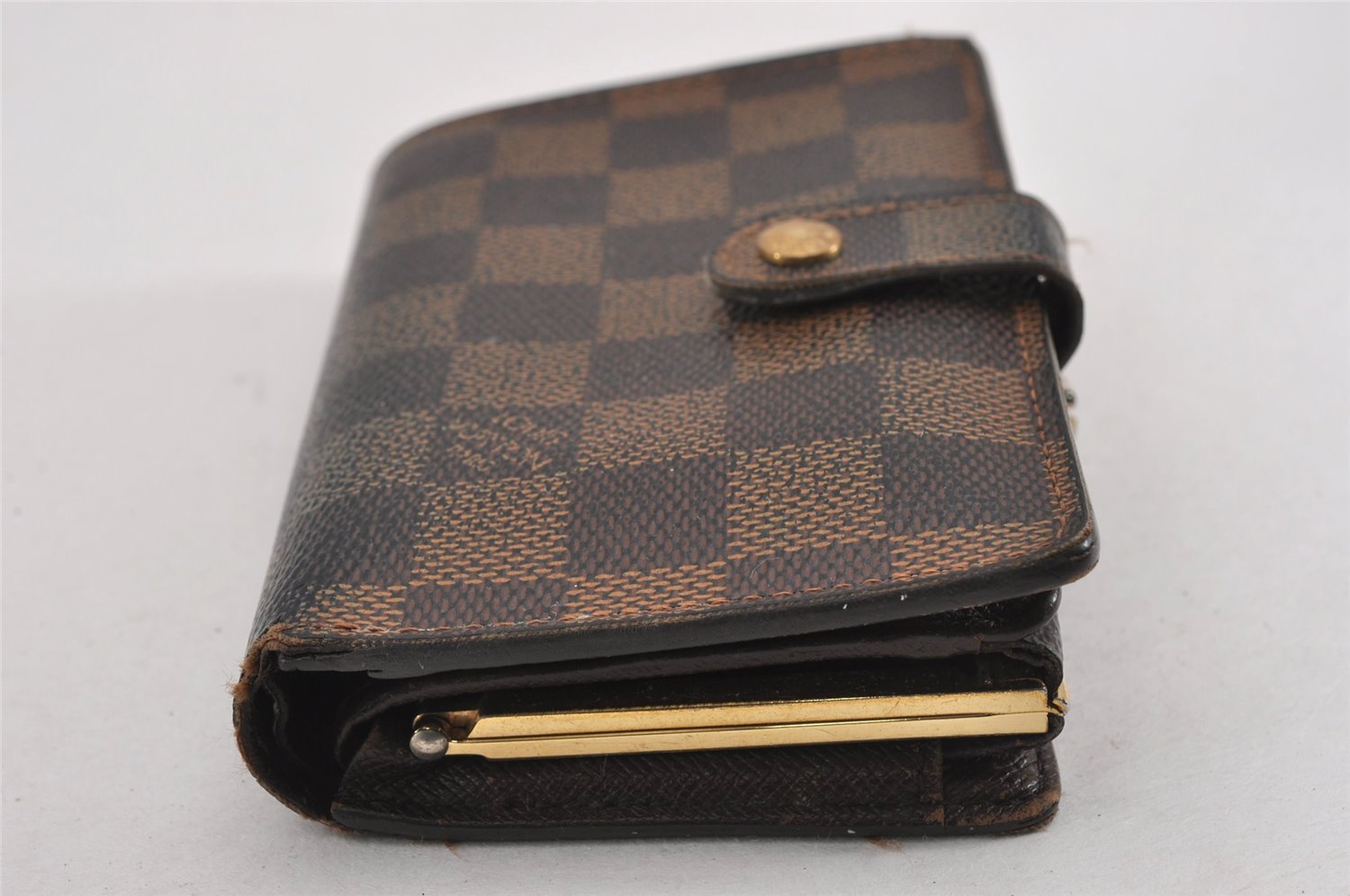 Authentic Louis Vuitton Damier Portefeuille Viennois Wallet N61674 LV K4980