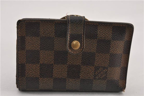 Authentic Louis Vuitton Damier Portefeuille Viennois Wallet N61674 LV K4980