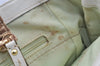 Authentic COACH Signature Shoulder Tote Bag Purse Canvas Leather Brown K4982