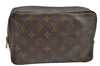 Auth Louis Vuitton Monogram Trousse Toilette 23 Clutch Hand Bag M47524 LV K4983