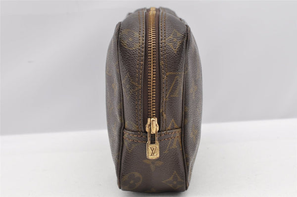 Auth Louis Vuitton Monogram Trousse Toilette 23 Clutch Hand Bag M47524 LV K4983