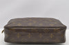 Auth Louis Vuitton Monogram Trousse Toilette 23 Clutch Hand Bag M47524 LV K4983