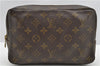 Auth Louis Vuitton Monogram Trousse Toilette 23 Clutch Hand Bag M47524 LV K4983