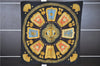 Authentic HERMES Carre 90 Scarf "Poste et Cavalerie" Silk Black K4988