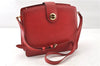 Authentic Louis Vuitton Epi Capucines Shoulder Cross Bag Red M52347 LV K4989