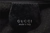 Authentic GUCCI Vintage Bamboo 2Way Shoulder Tote Bag Nylon Leather Black K4993