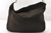 Authentic GUCCI Vintage Bamboo 2Way Shoulder Tote Bag Nylon Leather Brown K4995