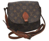 Authentic Louis Vuitton Monogram Saint Cloud MM M51243 Shoulder Cross Bag K4996