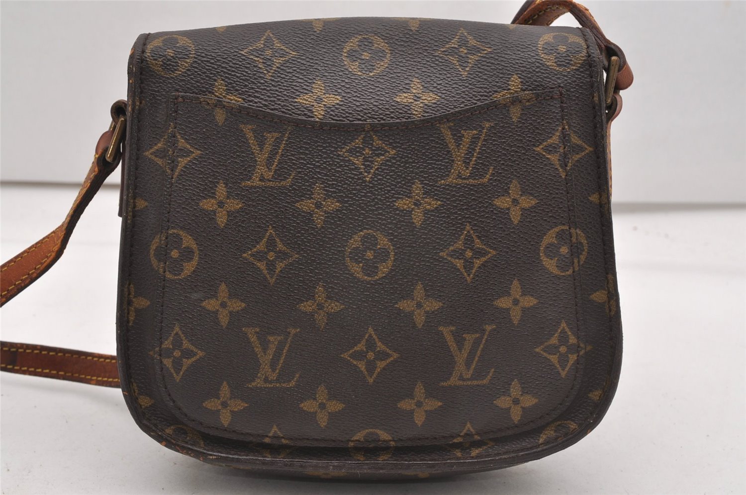 Authentic Louis Vuitton Monogram Saint Cloud MM M51243 Shoulder Cross Bag K4996