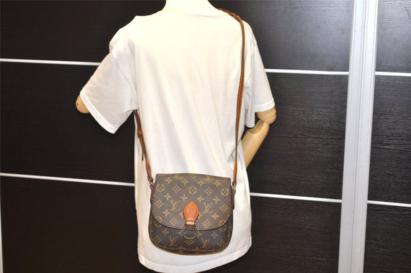 Authentic Louis Vuitton Monogram Saint Cloud MM M51243 Shoulder Cross Bag K4996