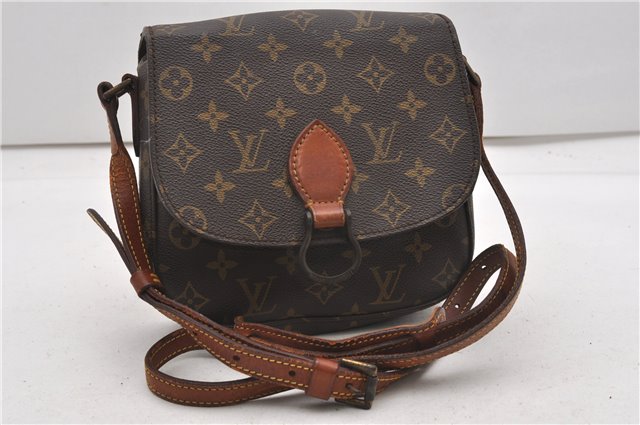 Authentic Louis Vuitton Monogram Saint Cloud MM M51243 Shoulder Cross Bag K4996