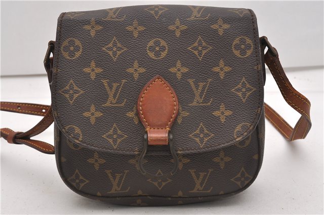 Authentic Louis Vuitton Monogram Saint Cloud MM M51243 Shoulder Cross Bag K4996
