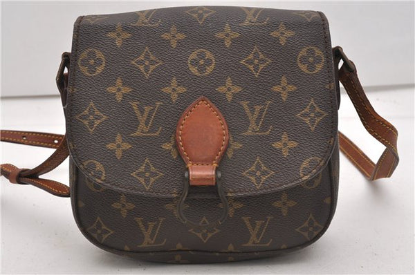 Authentic Louis Vuitton Monogram Saint Cloud MM M51243 Shoulder Cross Bag K4996