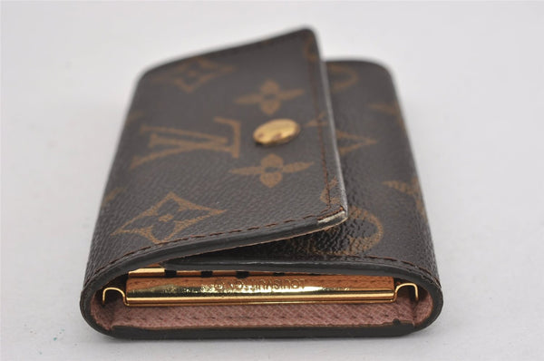 Authentic Louis Vuitton Monogram Multicles 6 Key Case Holder M61285 Pink K5000