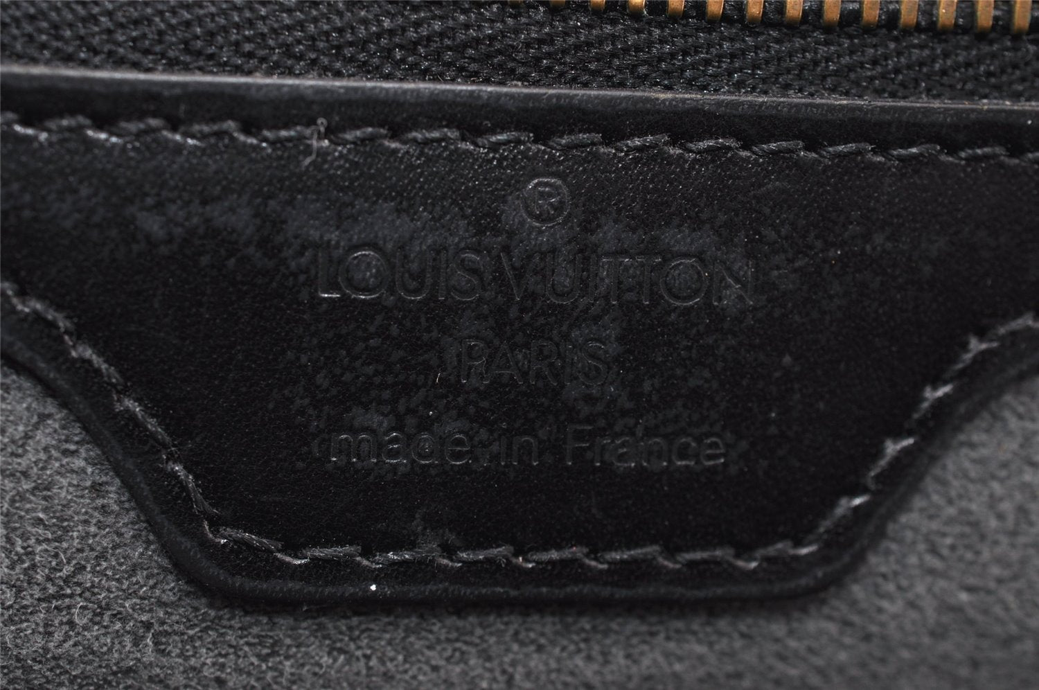 Authentic Louis Vuitton Epi Lussac Shoulder Tote Bag Black M52282 LV K5004