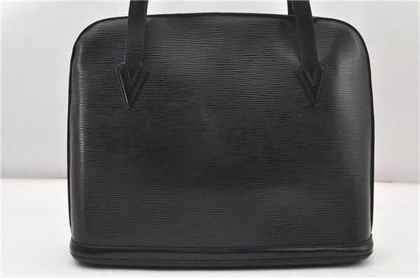 Authentic Louis Vuitton Epi Lussac Shoulder Tote Bag Black M52282 LV K5004