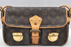 Auth Louis Vuitton Monogram Hudson PM Shoulder Bag Purse M40027 LV Box K5005