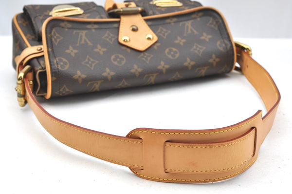 Auth Louis Vuitton Monogram Hudson PM Shoulder Bag Purse M40027 LV Box K5005