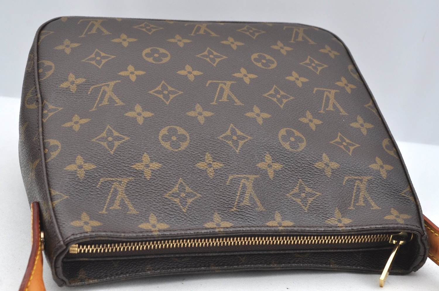 Authentic Louis Vuitton Monogram Looping MM Shoulder Bag M51146 LV Box K5006
