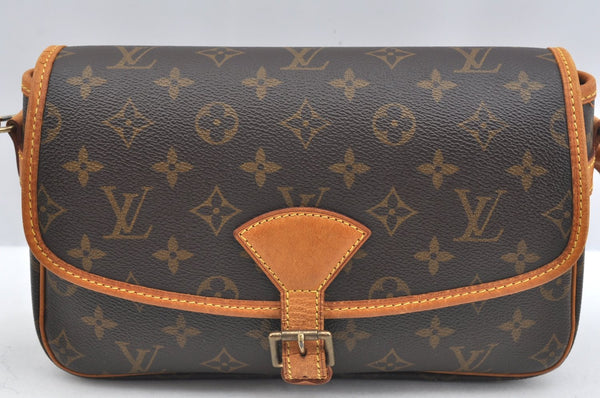 Authentic Louis Vuitton Monogram Sologne Shoulder Cross Body Bag M42250 LV K5007