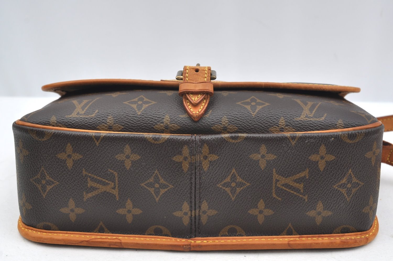 Authentic Louis Vuitton Monogram Sologne Shoulder Cross Body Bag M42250 LV K5007