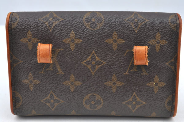 Auth Louis Vuitton Monogram Pochette Florentine Pouch Waist Bag M51855 LV K5009