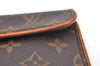 Auth Louis Vuitton Monogram Pochette Florentine Pouch Waist Bag M51855 LV K5009