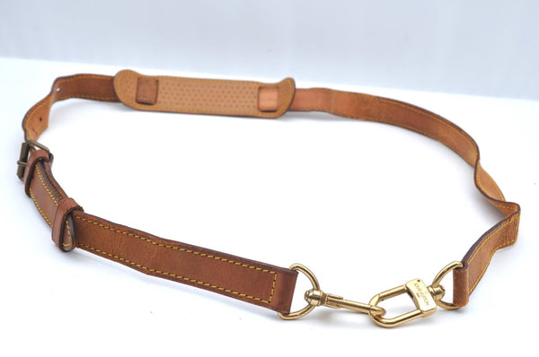 Authentic Louis Vuitton Leather Shoulder Strap Beige 40.2-47.2" LV K5013