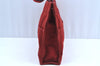 Authentic HERMES Fourre Tout MM Hand Tote Bag Canvas Red K5016