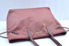 Authentic PRADA Nylon Tessuto Leather Shoulder Tote Hand Bag Pink K5017
