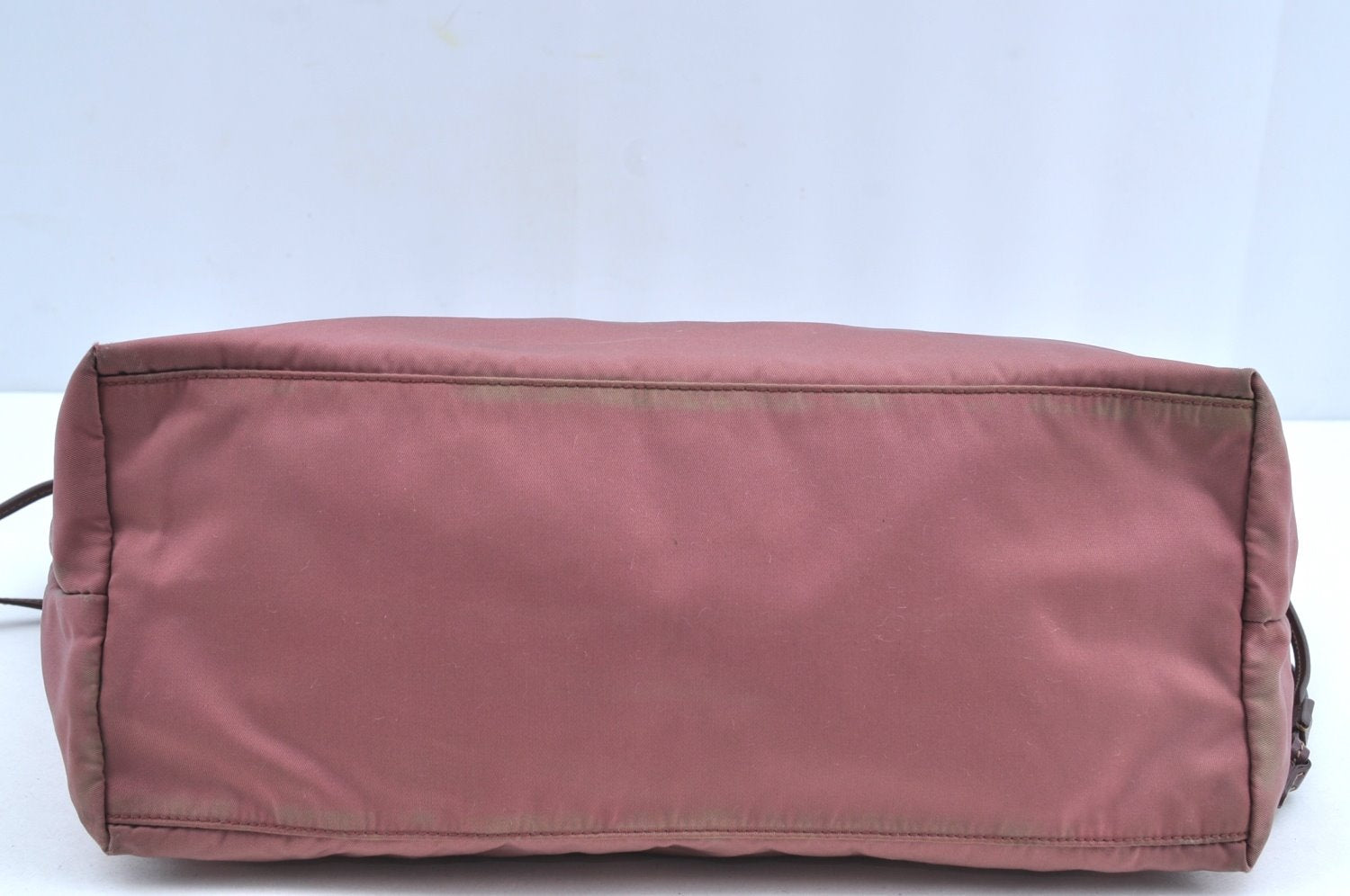 Authentic PRADA Nylon Tessuto Leather Shoulder Tote Hand Bag Pink K5017