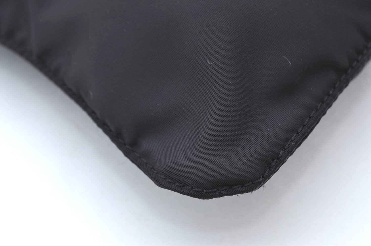 Authentic PRADA Nylon Tessuto Shoulder Cross Body Bag Purse Black K5018