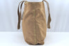 Authentic PRADA Nylon Tessuto Leather Shoulder Hand Bag Beige K5024