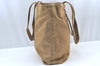 Authentic PRADA Nylon Tessuto Leather Shoulder Hand Bag Beige K5024