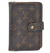 Authentic Louis Vuitton Monogram Porte Papier Zip Bifold Wallet M61207 LV K5028