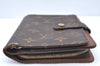 Authentic Louis Vuitton Monogram Porte Papier Zip Bifold Wallet M61207 LV K5028