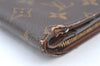 Authentic Louis Vuitton Monogram Porte Papier Zip Bifold Wallet M61207 LV K5028