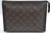 Auth Louis Vuitton Monogram Poche Toilette 26 Cosmetics Pouch Old Model LV K5031