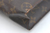Auth Louis Vuitton Monogram Poche Toilette 26 Cosmetics Pouch Old Model LV K5031