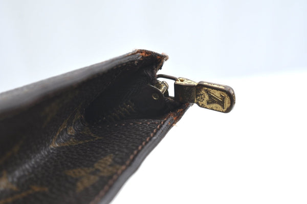 Auth Louis Vuitton Monogram Poche Toilette 26 Cosmetics Pouch Old Model LV K5031