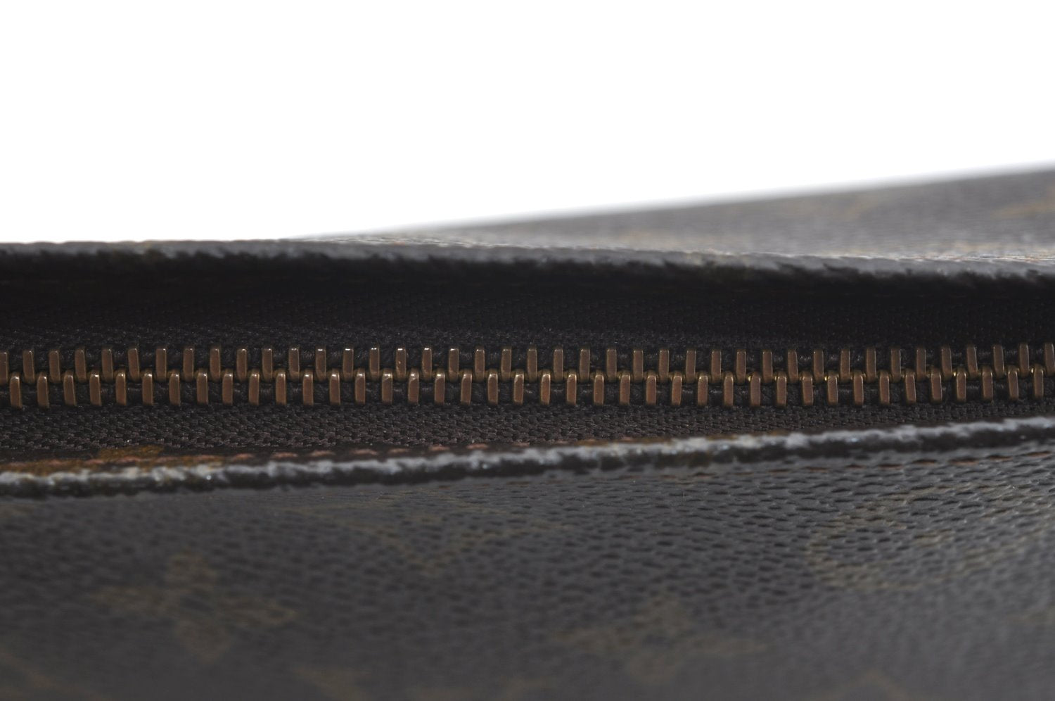 Auth Louis Vuitton Monogram Poche Toilette 26 Cosmetics Pouch Old Model LV K5031