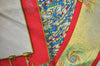 Authentic HERMES Carre 90 Scarf "FEUX ARTIFICE" Silk Yellow K5032