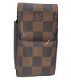 Authentic Louis Vuitton Damier Etui Cigarette Case N63024 LV K5033