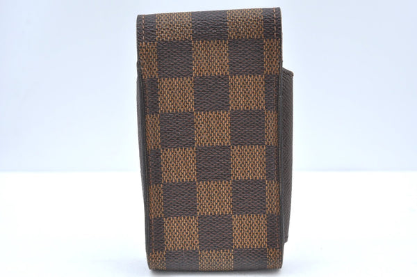 Authentic Louis Vuitton Damier Etui Cigarette Case N63024 LV K5033