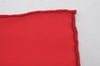 Authentic CHANEL Scarf Jewelry Pearl Motif CC Logo Silk Red K5035