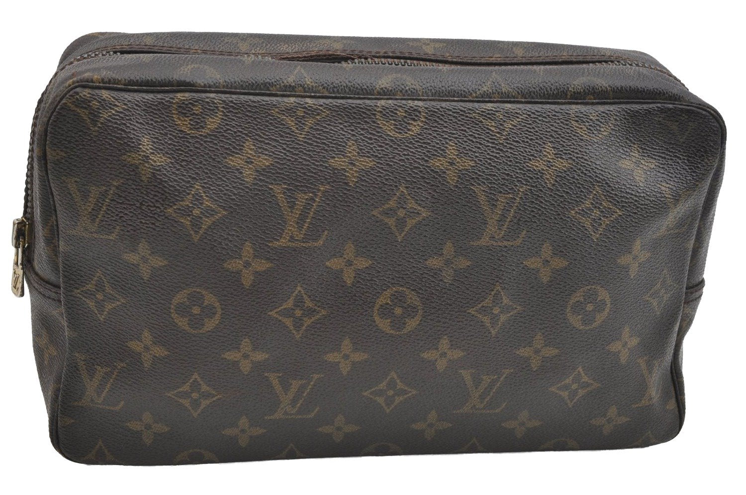 Auth Louis Vuitton Monogram Trousse Toilette 28 Clutch Bag M47522 LV Junk K5039