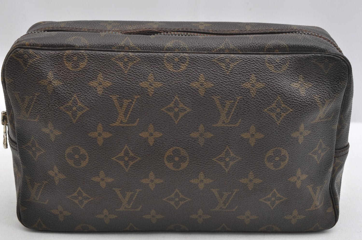 Auth Louis Vuitton Monogram Trousse Toilette 28 Clutch Bag M47522 LV Junk K5039