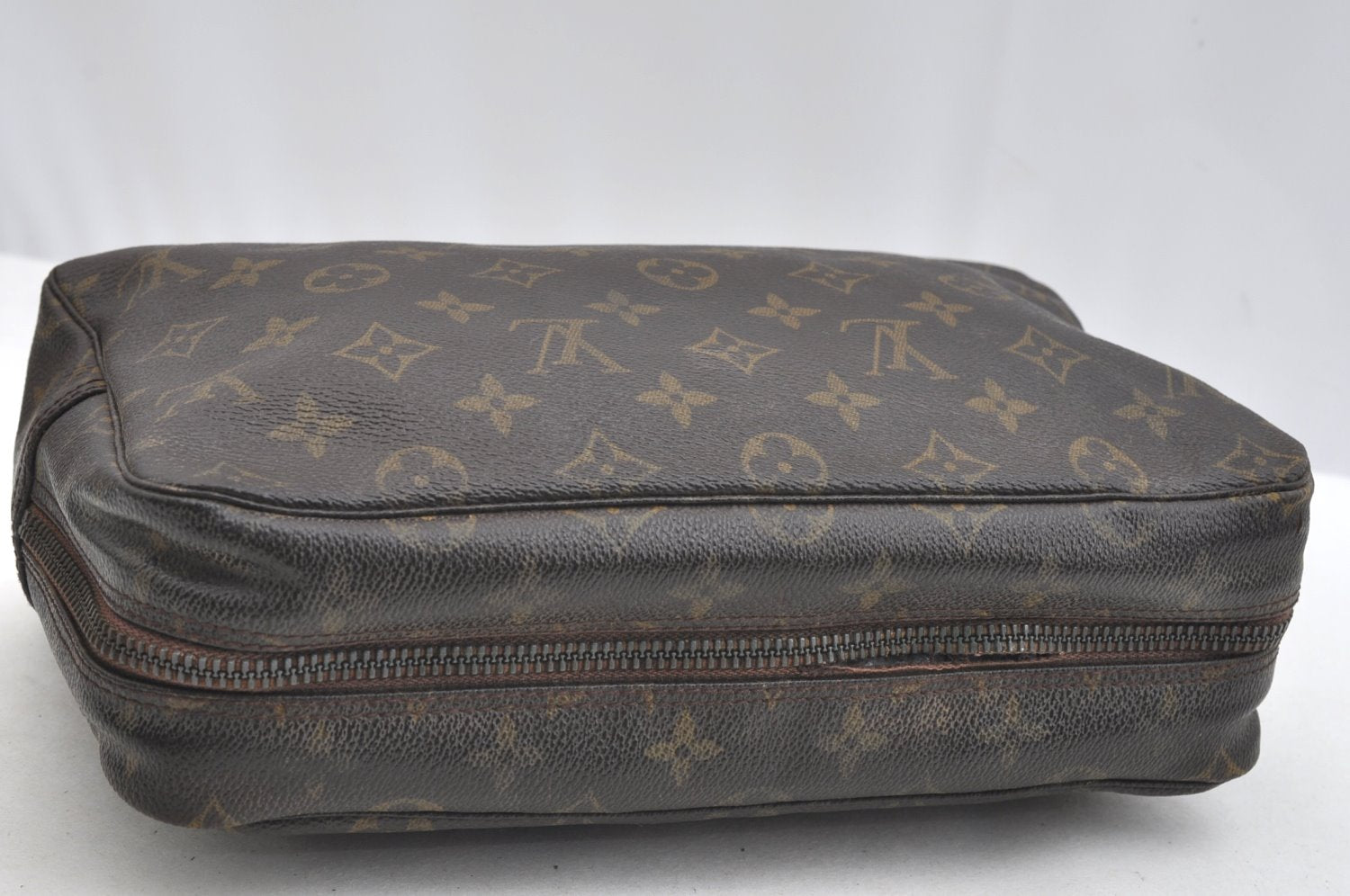 Auth Louis Vuitton Monogram Trousse Toilette 28 Clutch Bag M47522 LV Junk K5039