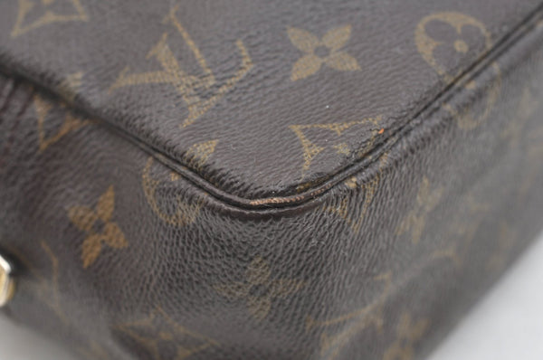 Auth Louis Vuitton Monogram Trousse Toilette 28 Clutch Bag M47522 LV Junk K5039
